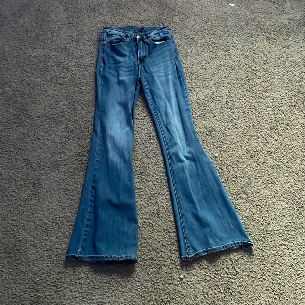Women’s denim flared jeans